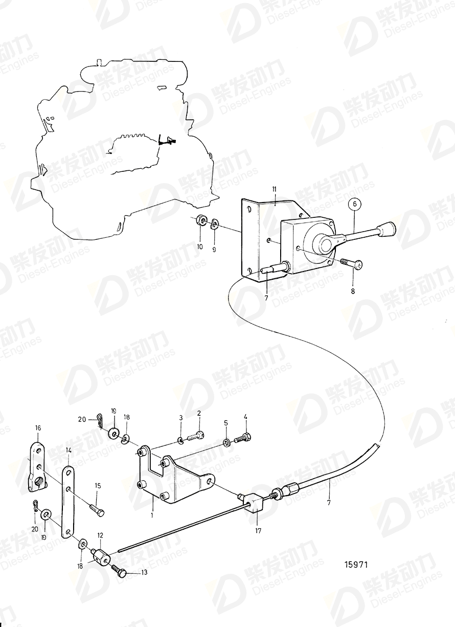 volvo penta Bracket 866928 Drawing volvo penta Bracket 866928 Drawing